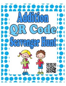 Preview of Math QR Code Scavenger Hunt Write the Room