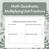Math Quadrants: Multiply Unit Fractions by a Whole Number