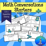 Math Questions Stems & Conversation Starters (Distance Learning)