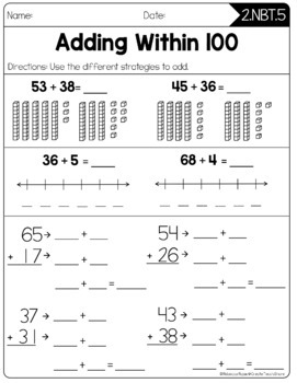 math quick checks 2nd grade math review worksheets print digital