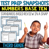 3rd Grade Math Test Prep Snapshots Numbers Base Ten Exit Slips