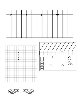Preview of Math STAAR supplemental aids/ blank math charts/ reference sheet FREEBIE
