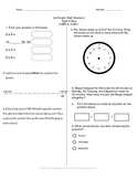 Math Quiz - 3rd Grade - Module 2 Topic A