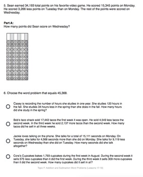 Math Quiz - 4th Grade - Module 1 by MsJ | Teachers Pay Teachers