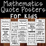 Math Quote Posters