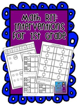 Preview of Math RTI: Interventions for First Grade