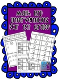 Math RTI: Interventions for First Grade