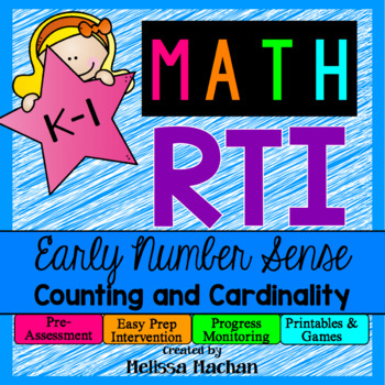 Preview of Math RTI/Math Intervention Activities-Early Number Sense-Counting & Cardinality