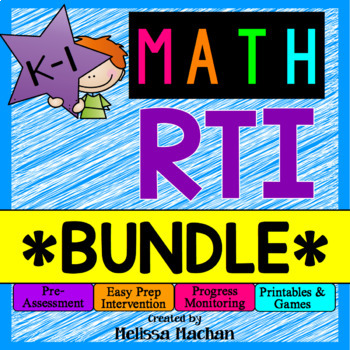 Preview of Math RTI / Math Intervention, Small Group Activities, Centers - BUNDLE