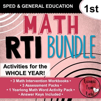 Preview of Math RTI for 1st grade