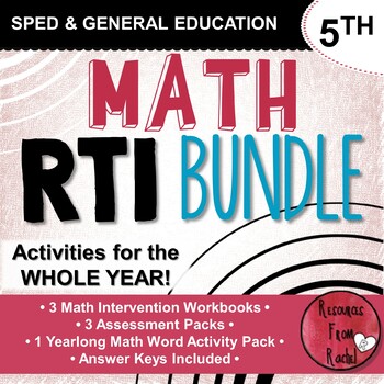 Preview of Math RTI for 5th grade