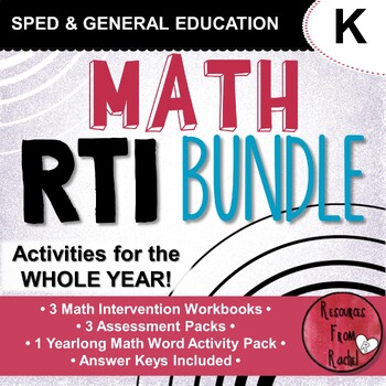 Preview of Math RTI for Kindergarten