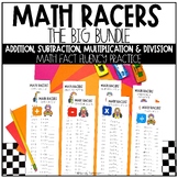 Math Racers BIG Bundle | Math Fact Fluency Practice