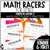 Math Racers for Littles | Addition Math Fact Fluency Practice