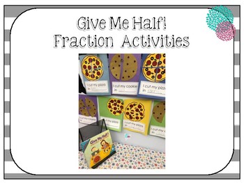 Preview of Math Read Activity-Give Me Half