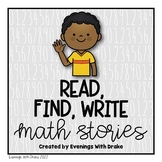 Math Read Find Write Comprehension Passages (Even and Odd 