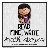Math Read Find Write Comprehension Passages (Number Words)