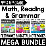 Math, Reading & Grammar Flipbooks and Digital Notebooks - 