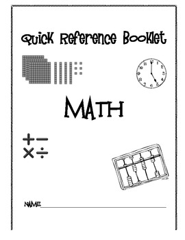 Preview of Math Reference Booklet