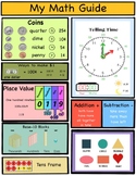 Math Reference Sheet - Great for Testing, and Special Ed!