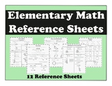 Elementary Math Reference Sheets