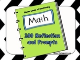 Math Reflections and Prompts with 6 Levels of Bloom's Taxonomy