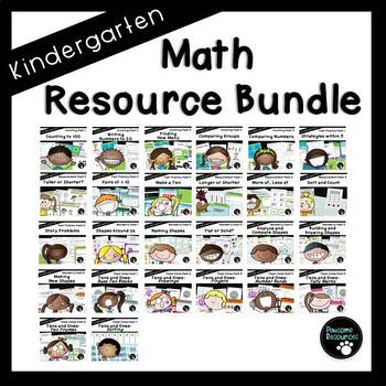 Preview of Kindergarten Math Bundle (Standards-Aligned)