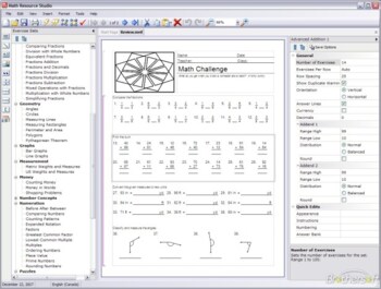 Preview of Math Resource Studio 2020 Software // that helps the students and teachers //