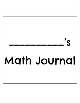 Preview of Math Resources & Journal
