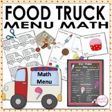 MATH RESTAURANT MENU | FOOD TRUCK | Real World Math Problems