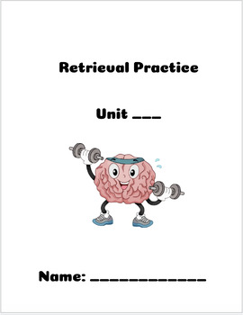 Preview of Math Retrieval Practice Student Booklet