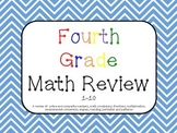 Math Review 1-10 Common Core aligned