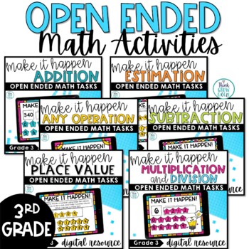Preview of 3rd Grade Math Review Fun for Summer School Activities End of the Year