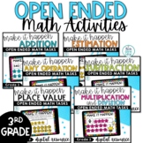 Math Review 3rd Grade Open Ended Problems End of the Year 