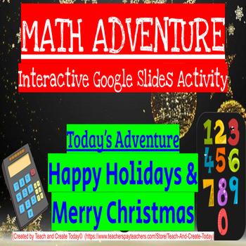 Preview of Math Review Activity Editable Template 1st 2nd 3rd 4th grade Holiday  Bundle