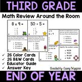 Third Grade End of Year Math Review Around the Room