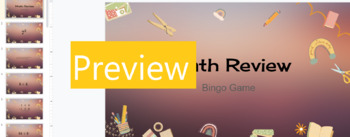 Preview of Math Review Bingo Game