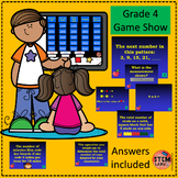 Grade 4 Math Review Game Show for Distance Learning "Zoom 