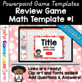 Math Review Game Template