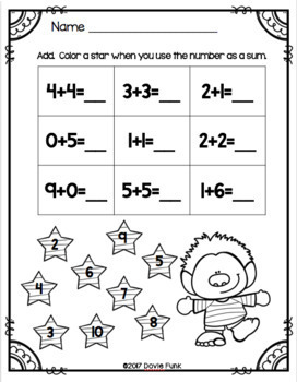 math no prep worksheets morning work for first grade trolls by dovie funk