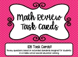Math Review Task Cards