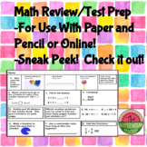 Math Review/Test Prep Preview!