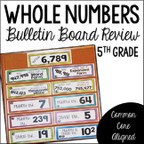 Whole Numbers Review (Bulletin Board)