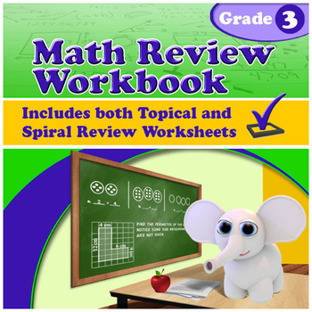 Preview of Math Review Workbook - Grade 3