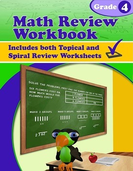 Preview of Math Review Workbook - Grade 4