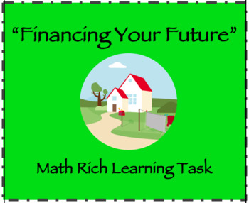 Preview of Math Rich Learning Task - "Financing Your Future" (High School)