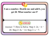 Math Riddle Mega Pack – Math Problems for Kids