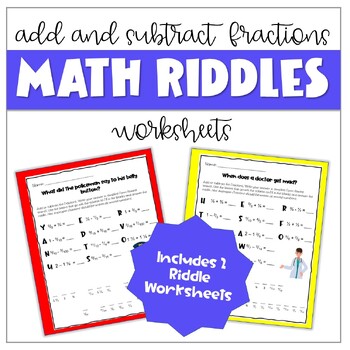 adding and subtracting fractions with unlike denominators morning work teaching resources tpt