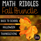 Math Riddles Fall Bundle
