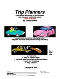 Math Role-Playing Game (Trip Planners): Travel Cards 1-20